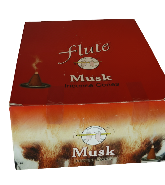 Flute Musk Incense Cones – بخور فلوت برائحة المسك